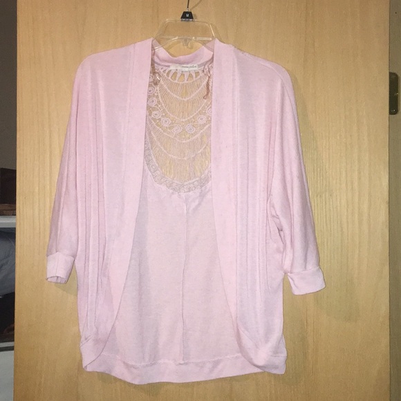 Rewind Sweaters - Pink shrug size M
